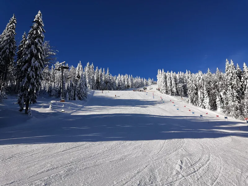 Sjezdovka ve Ski areálu Říčky